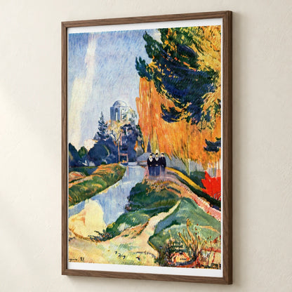 Paul Gauguin S Les Alyscamps — Neo-Impressionism neo-impressionism print by SaamCrafts