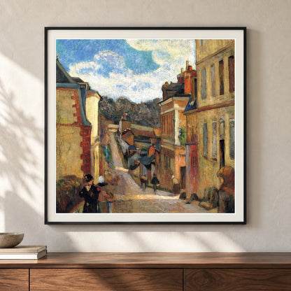 Paul Gauguin S Rue Jouvenet In Rouen — Neo-Impressionism shown in a styled interior
