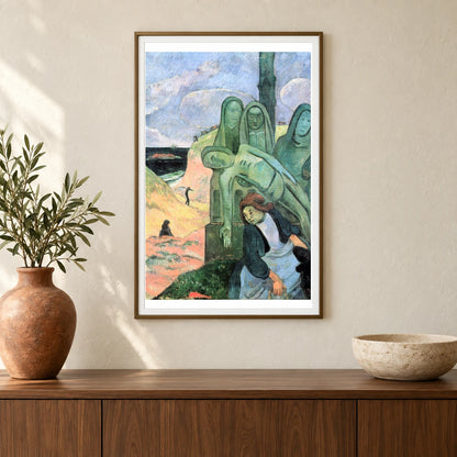 Paul Gauguin S The Green Christ — Neo-Impressionism shown in a styled interior