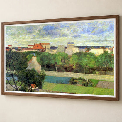 Paul Gauguin S The Market Gardens Of Vaugirard — Neo-Impressionism neo-impressionism print by SaamCrafts