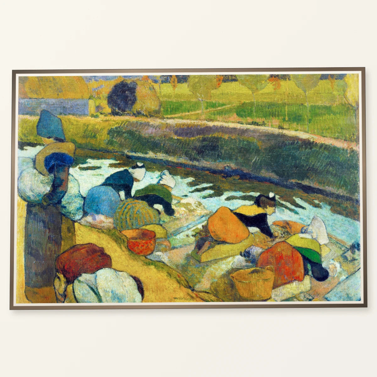 Paul Gauguin S Washerwomen — Neo-Impressionism neo-impressionism print by SaamCrafts
