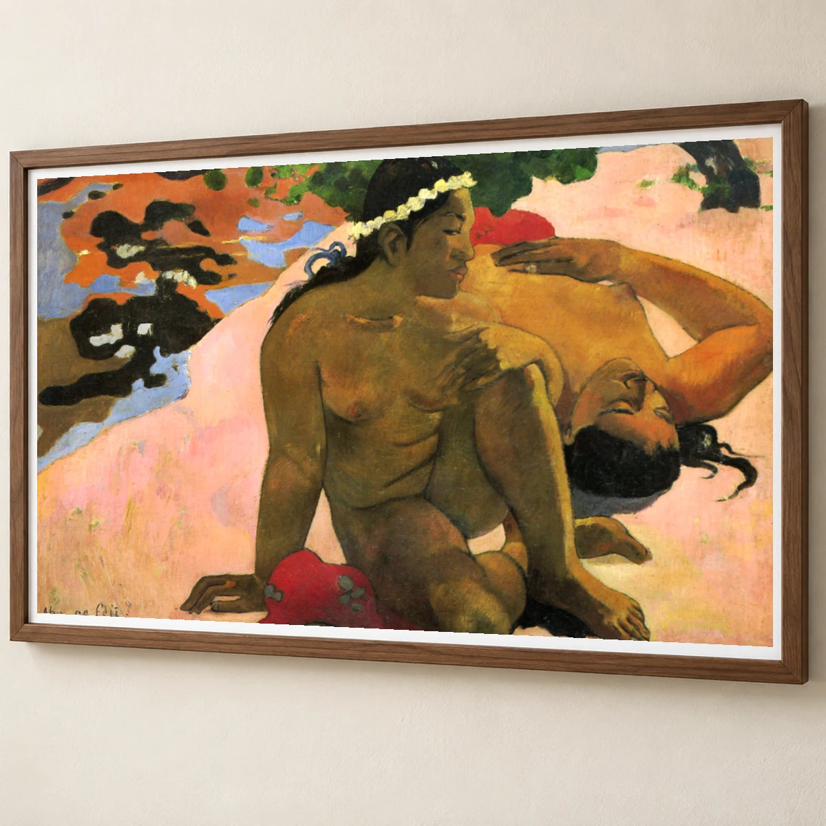 Paul Gauguin S What! Are You Jealous — Neo-Impressionism neo-impressionism print by SaamCrafts