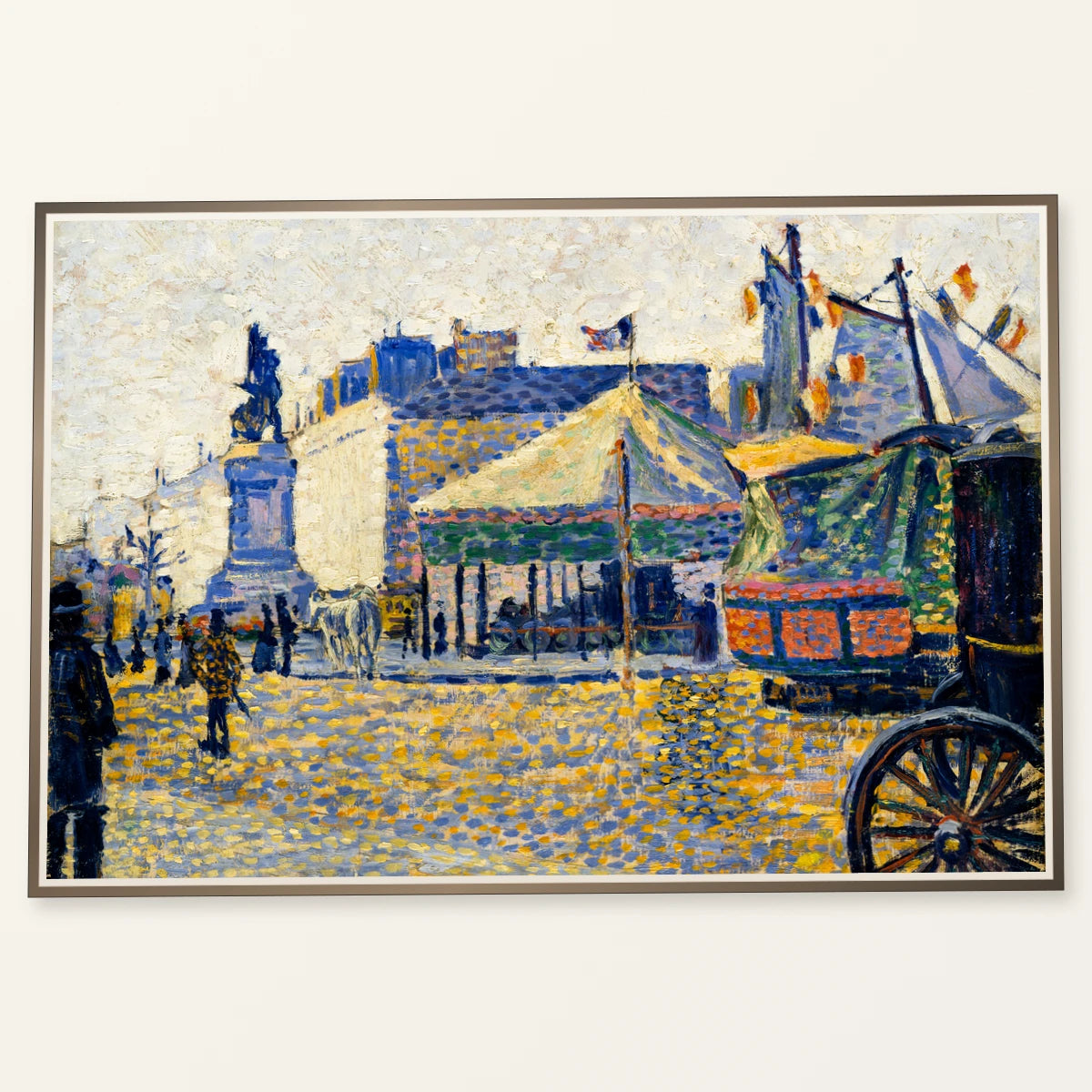 Place De Clichy (1887) Paul Signac — Neo-Impressionism neo-impressionism print by SaamCrafts