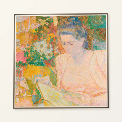 Portrait Of Mrs Marie Jeannette De Lange (1900) By Jan Toorop — Neo-Impressionism neo-impressionism print by SaamCrafts