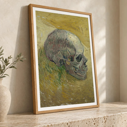 Skull (1887) Expressionism By Vincent Van Gogh. — Neo-Impressionism neo-impressionism print by SaamCrafts