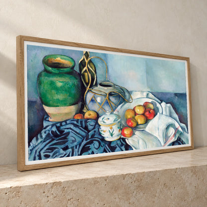 Still Life With Apples (ca. 1893–1894) By Paul Cézanne — Neo-Impressionism neo-impressionism print by SaamCrafts