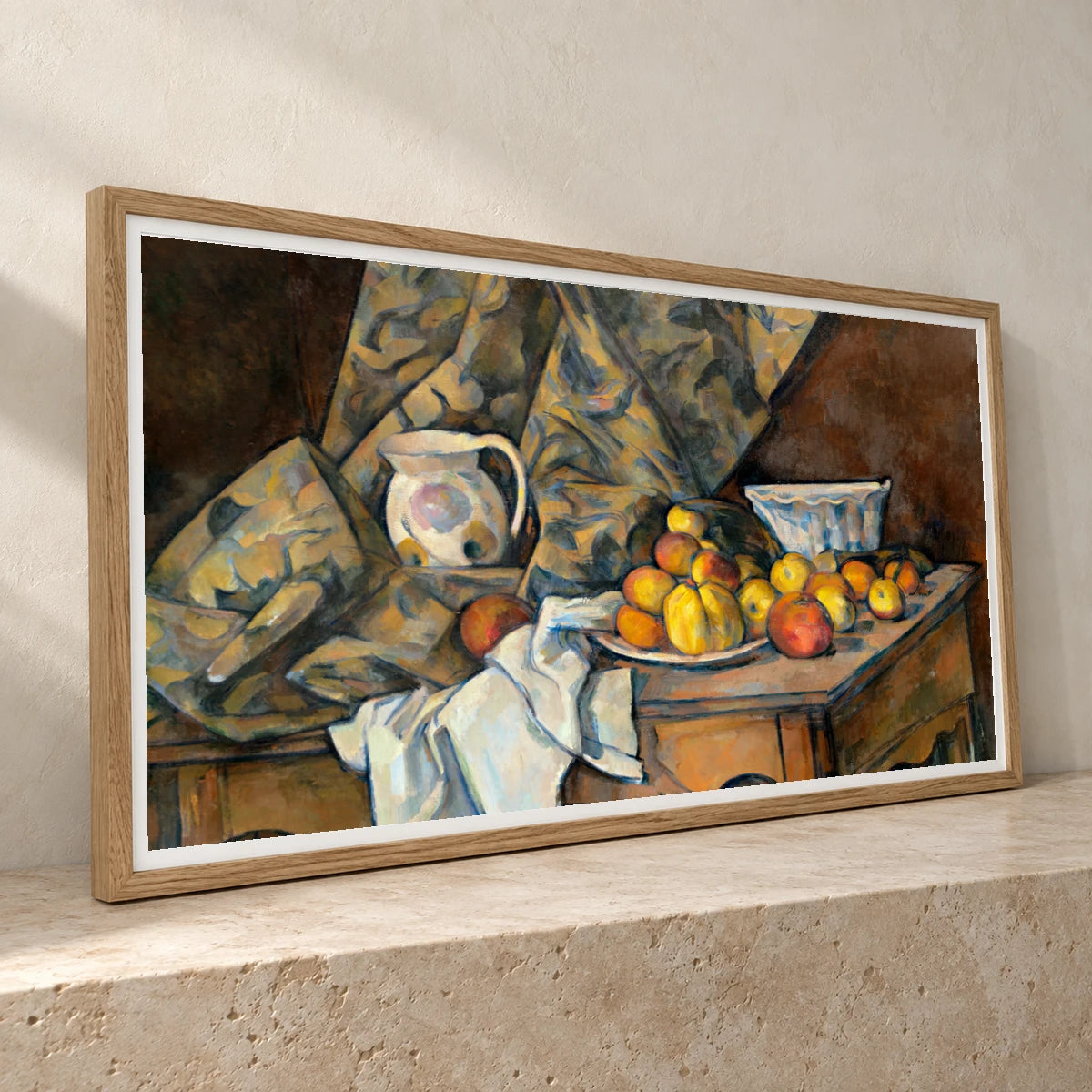 Still Life With Apples And Peaches (ca. 1905) By Paul Cézanne — Neo-Impressionism neo-impressionism print by SaamCrafts