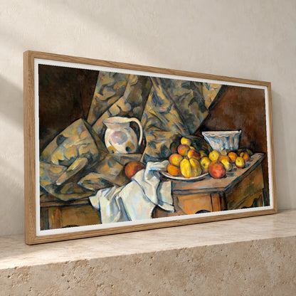 Still Life With Apples And Peaches (ca. 1905) By Paul Cézanne — Neo-Impressionism neo-impressionism print by SaamCrafts