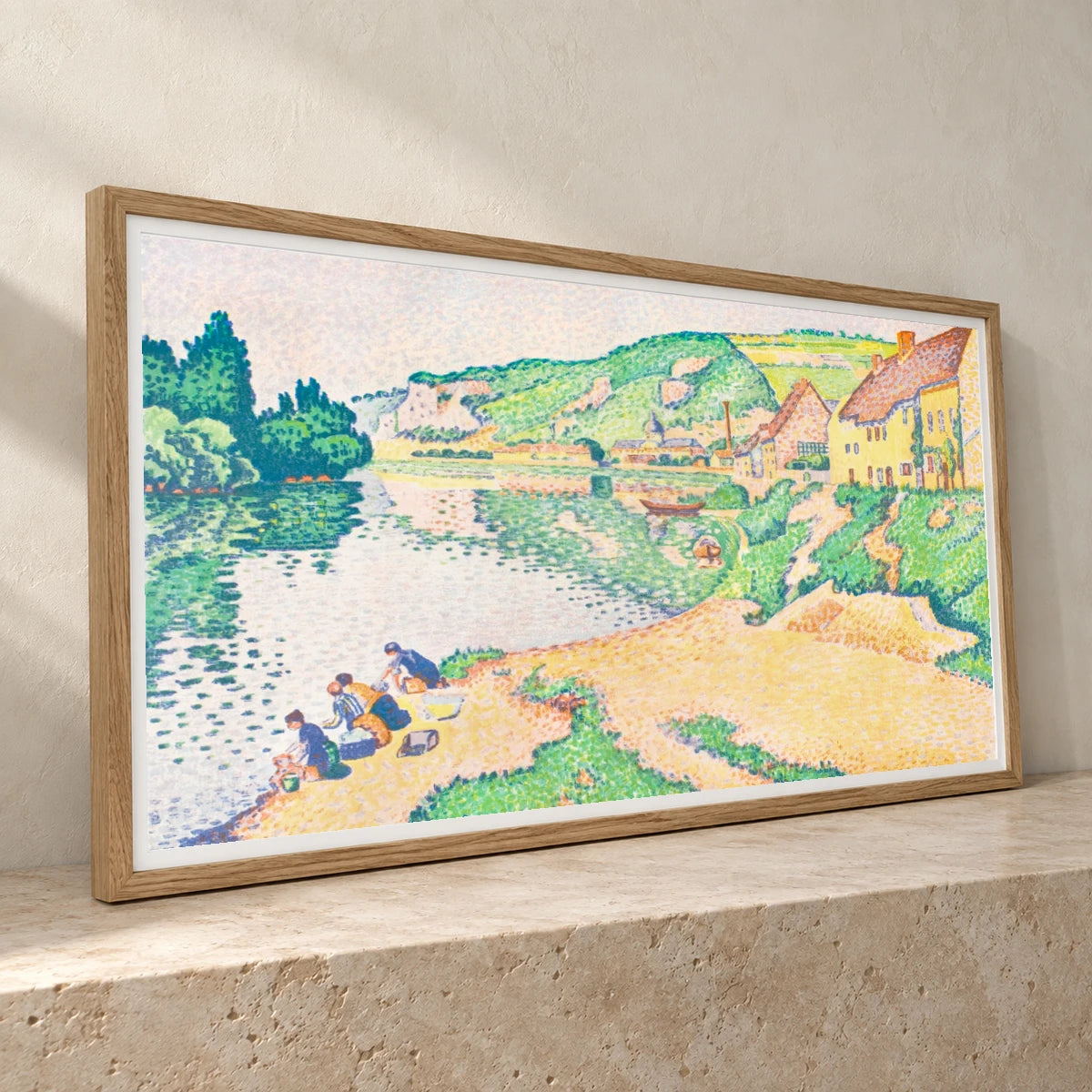 The Andelys (1895) Paul Signac — Neo-Impressionism neo-impressionism print by SaamCrafts