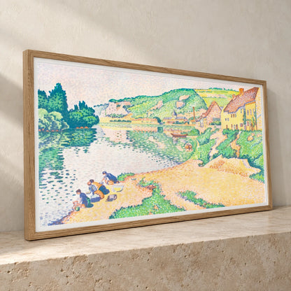 The Andelys (1895) Paul Signac — Neo-Impressionism neo-impressionism print by SaamCrafts