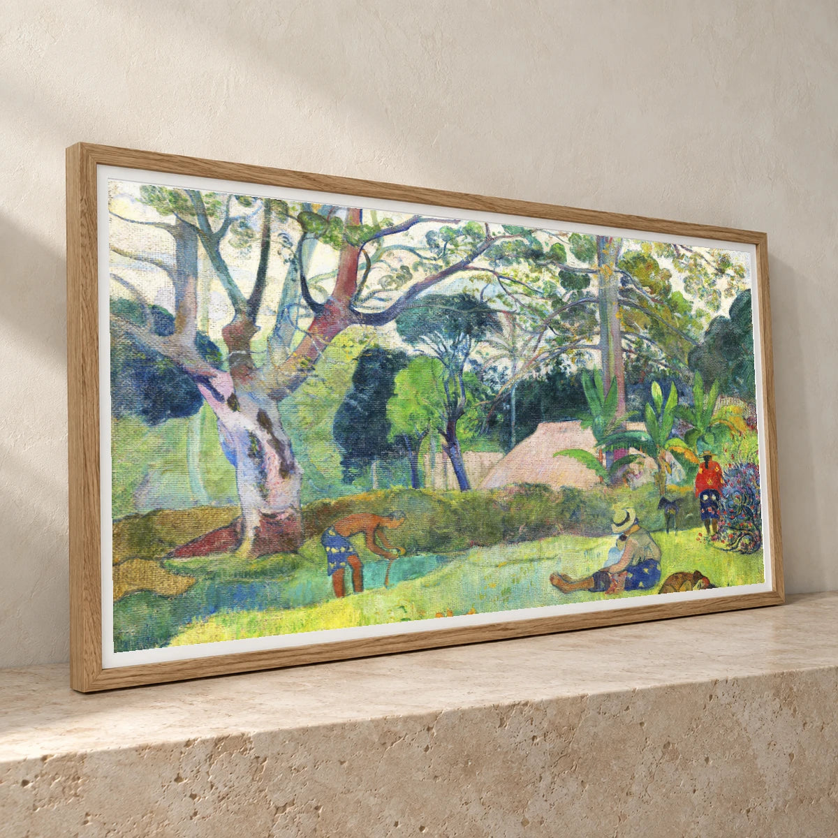 The Big Tree (te Raau Rahi) (1891) By Paul Gauguin — Neo-Impressionism neo-impressionism print by SaamCrafts
