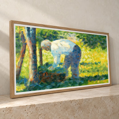 The Gardener (ca. 1882–1883) By Georges Seurat — Neo-Impressionism neo-impressionism print by SaamCrafts