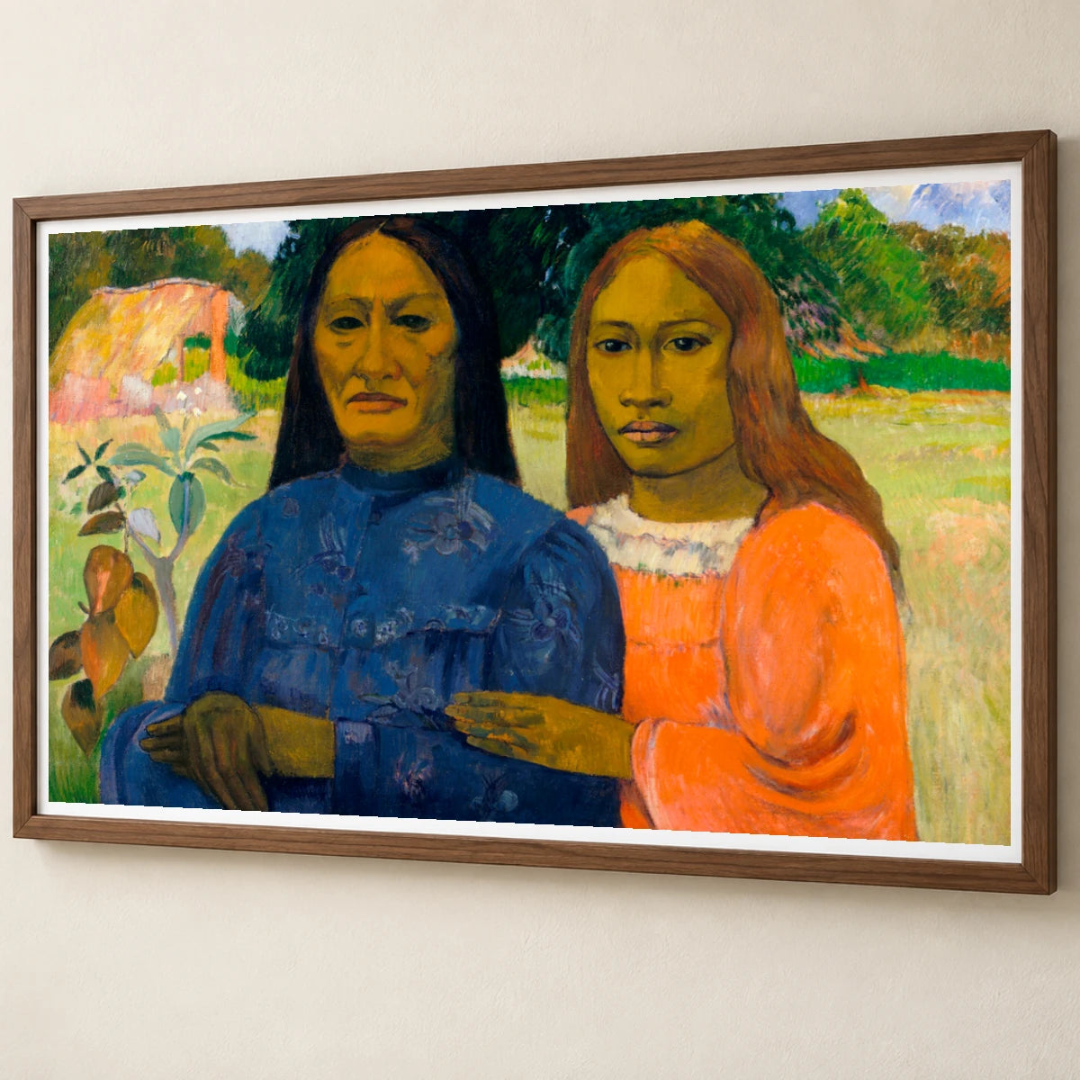 Two Women (ca. 1901–1902) By Paul Gauguin — Neo-Impressionism neo-impressionism print by SaamCrafts
