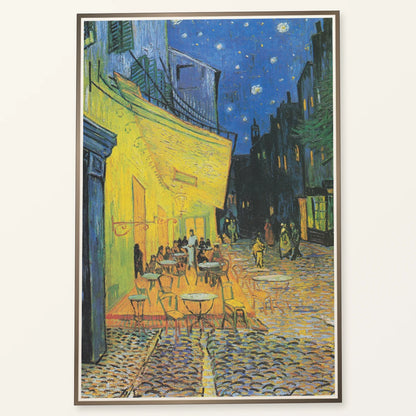 Vincent Van Gogh S Café Terrace At Night — Neo-Impressionism neo-impressionism print by SaamCrafts