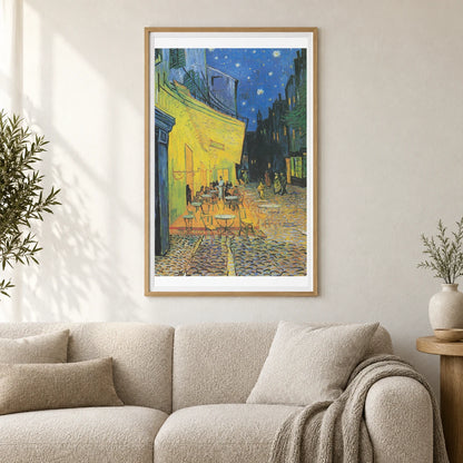 Vincent Van Gogh S Café Terrace At Night — Neo-Impressionism shown in a styled interior