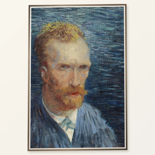 Vincent Van Gogh S Self Portrait — Neo-Impressionism neo-impressionism print by SaamCrafts