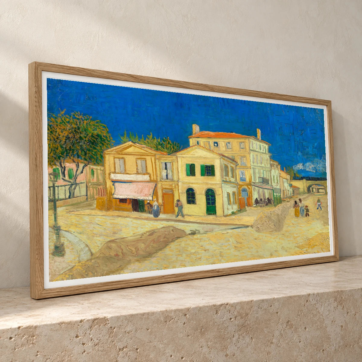 Vincent Van Gogh S The Yellow House — Neo-Impressionism neo-impressionism print by SaamCrafts