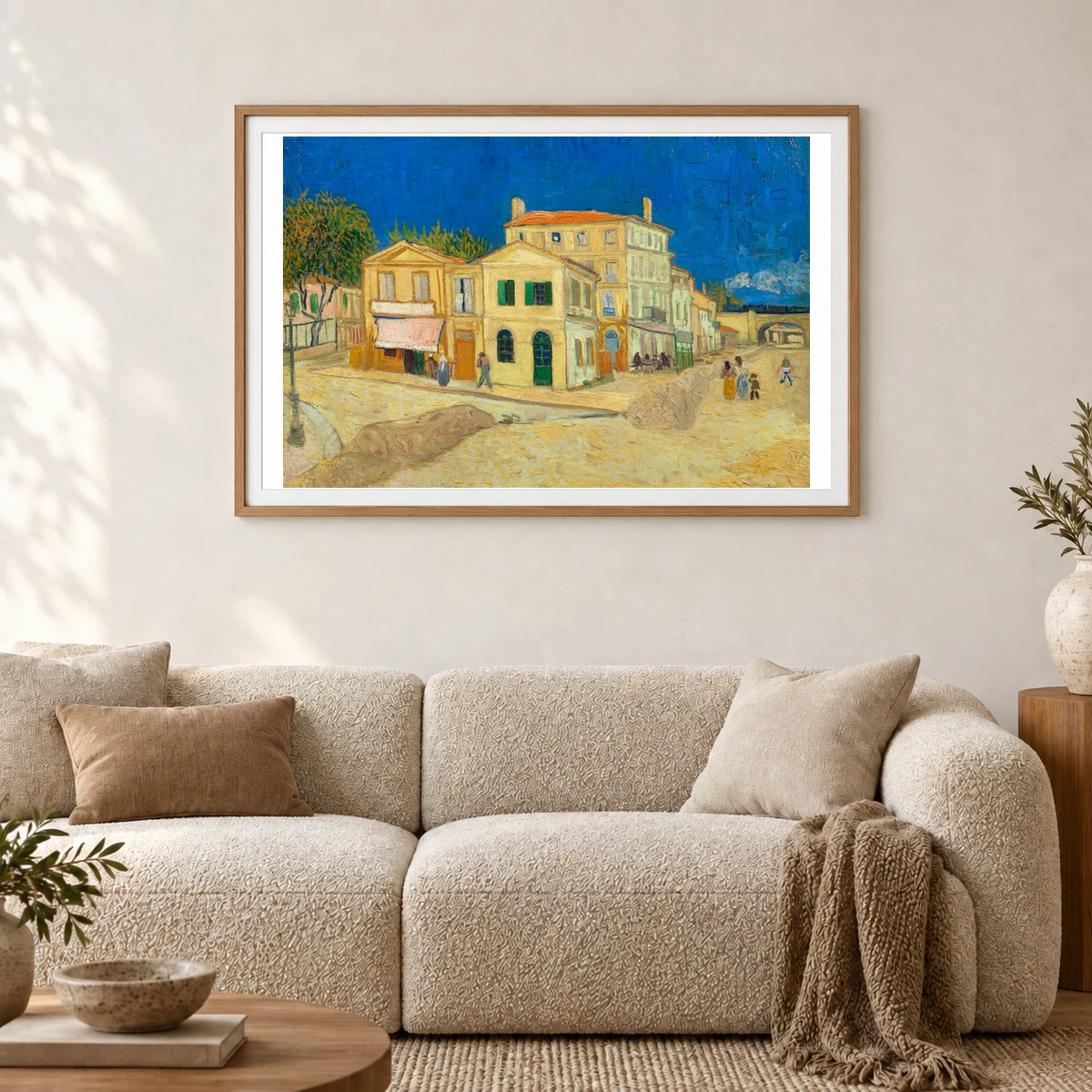 Vincent Van Gogh S The Yellow House — Neo-Impressionism shown in a styled interior