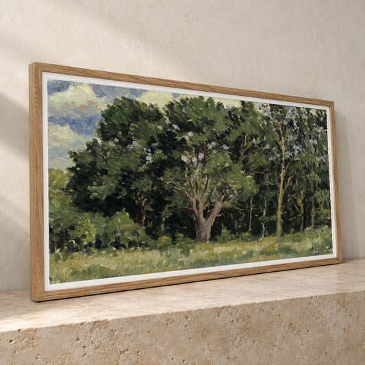 Wood, 1919, By Alfred William Finch — Neo-Impressionism neo-impressionism print by SaamCrafts