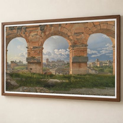 A View Through Three Arches Of The Third Storey Of The Colosseum By C.w. Eckersberg — Neoclassicism neoclassicism print by SaamCrafts
