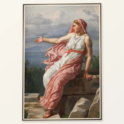 Alcyone S Farewell To Her Husband. By C.w. Eckersberg — Neoclassicism neoclassicism print by SaamCrafts