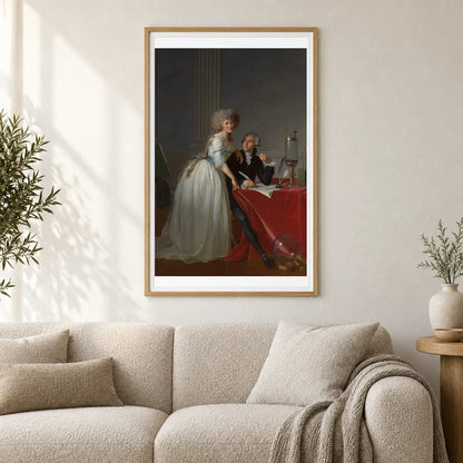 Antoine Laurent Lavoisier (1743–1794) And Marie Anne Lavoisier (marie Anne Pierrette Paulze, 1758–1836) By Jacques Louis David — Neoclassicism shown in a styled interior
