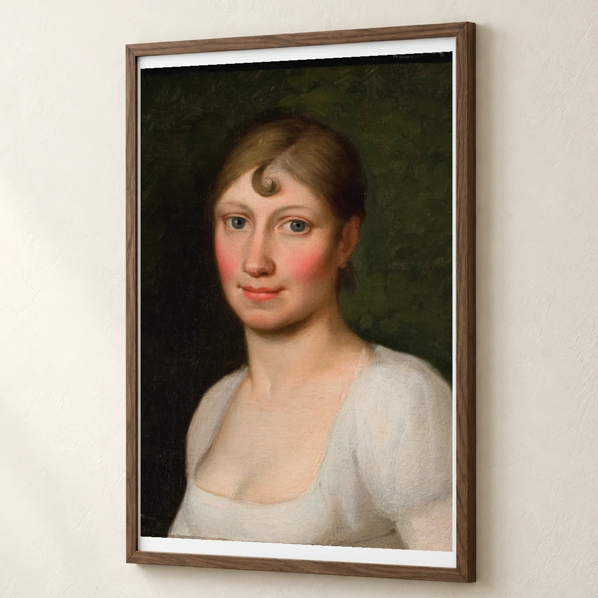 Christine Rebekka Eckersberg, Née Hyssing, The Artist S First Wife By C.w. Eckersberg — Neoclassicism neoclassicism print by SaamCrafts