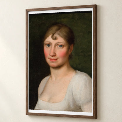 Christine Rebekka Eckersberg, Née Hyssing, The Artist S First Wife By C.w. Eckersberg — Neoclassicism neoclassicism print by SaamCrafts