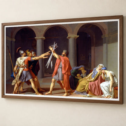 Copy Of The Painting Now In The Louvre Made In 1786 To The Comte De Vaudreuil — Neoclassicism neoclassicism print by SaamCrafts