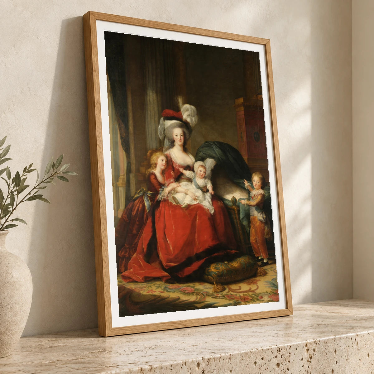 Depicted People Marie Antoinette, Marie Thérèse, Louis Charles And Louis Joseph — Neoclassicism neoclassicism print by SaamCrafts