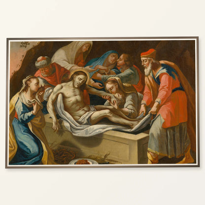 Entombment Of Christ — Neoclassicism neoclassicism print by SaamCrafts