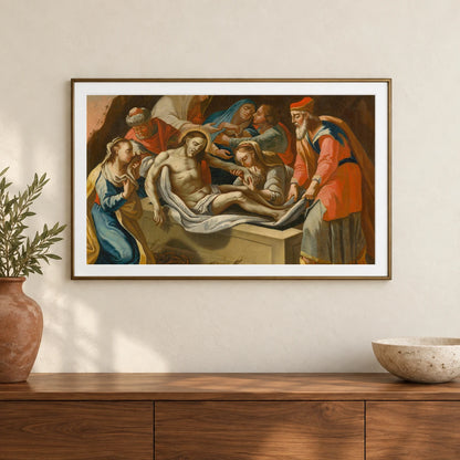 Entombment Of Christ — Neoclassicism shown in a styled interior