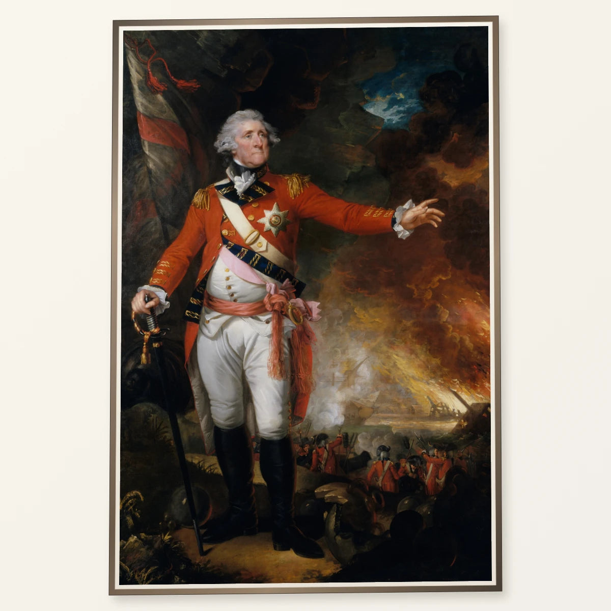 General George Eliott By Mather Brown — Neoclassicism neoclassicism print by SaamCrafts