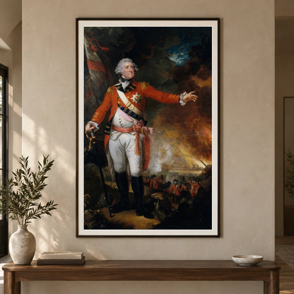General George Eliott By Mather Brown — Neoclassicism shown in a styled interior