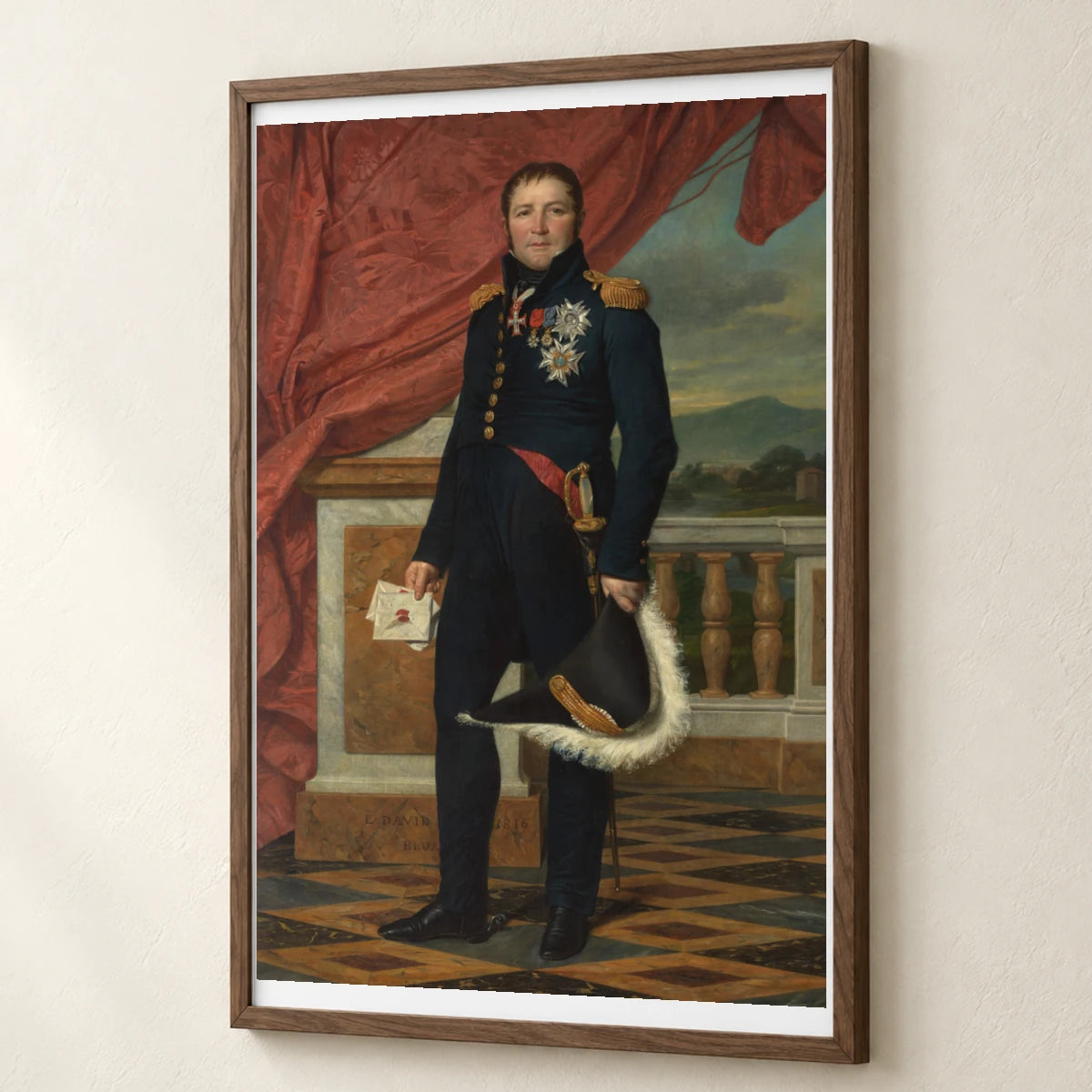 General Étienne Maurice Gérard (1773–1852) By Jacques Louis David — Neoclassicism neoclassicism print by SaamCrafts