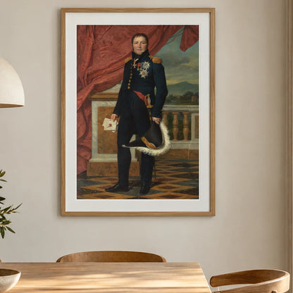 General Étienne Maurice Gérard (1773–1852) By Jacques Louis David — Neoclassicism shown in a styled interior