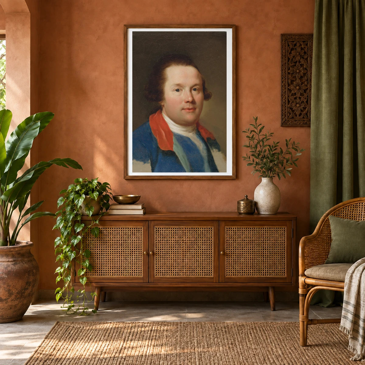 George, Third Earl Cowper (1738 1789) By Anton Raphael Mengs — Neoclassicism shown in a styled interior
