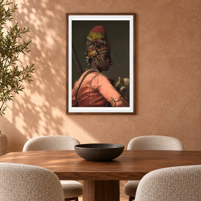 Gérôme Black Bashi Bazouk C. — Neoclassicism shown in a styled interior