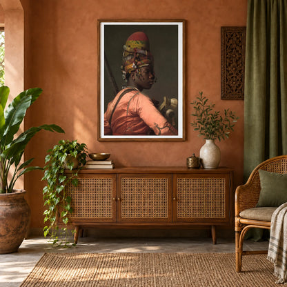 Gérôme Black Bashi Bazouk C. — Neoclassicism shown in a styled interior