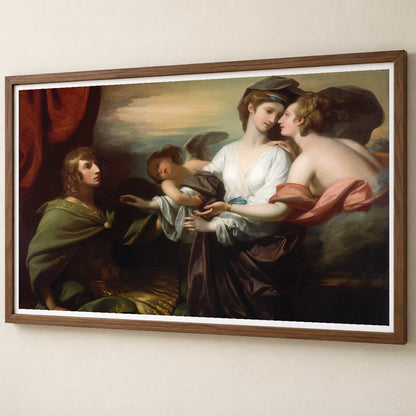 Helen Brought To Paris, Benjamin West — Neoclassicism neoclassicism print by SaamCrafts
