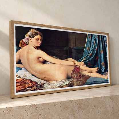 Jean Auguste Dominique Ingres S Grande Odalisque — Neoclassicism neoclassicism print by SaamCrafts