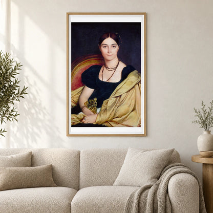 Jean Auguste Dominique Ingres S Madame Duvaucey — Neoclassicism shown in a styled interior