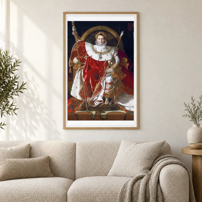 Jean Auguste Dominique Ingres S Napoleon I On His Imperial Throne — Neoclassicism shown in a styled interior