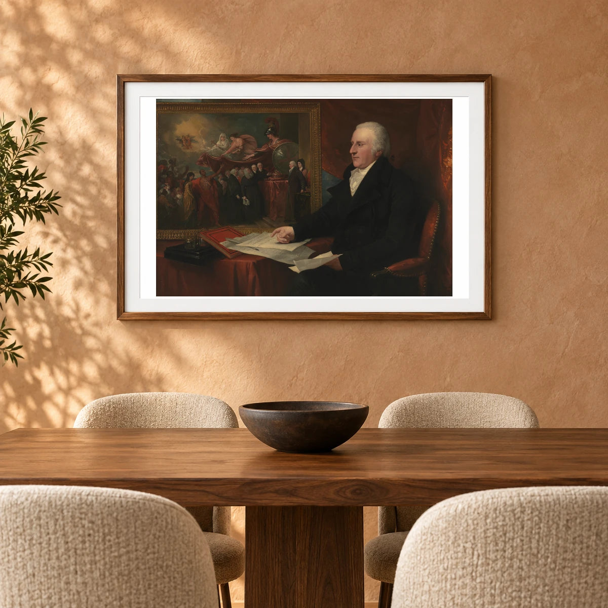 John Eardley Wilmot — Neoclassicism shown in a styled interior