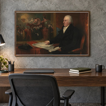 John Eardley Wilmot — Neoclassicism shown in a styled interior