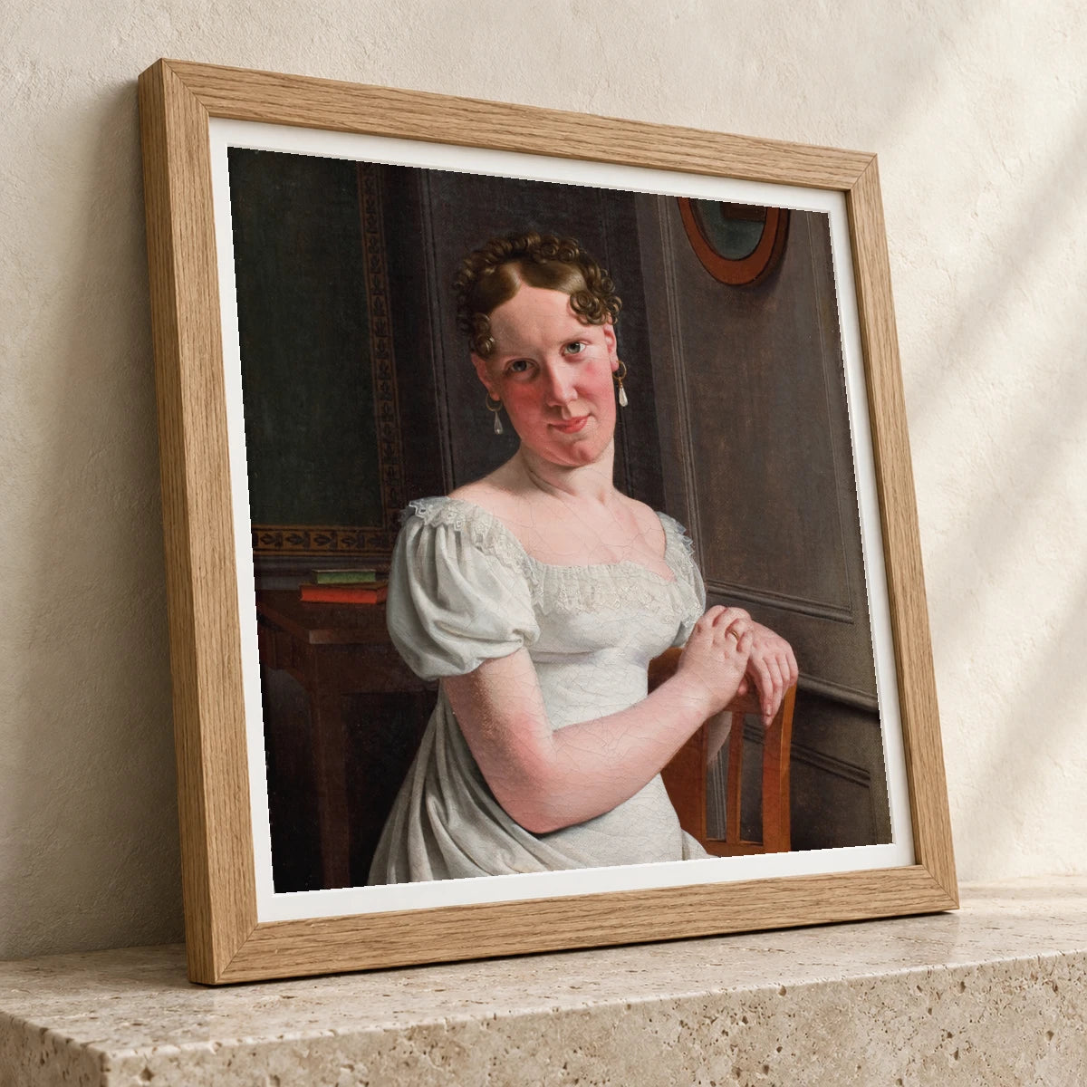 Julie Eckersberg, Née Juel, The Artist S Second Wife By C.w. Eckersberg — Neoclassicism neoclassicism print by SaamCrafts