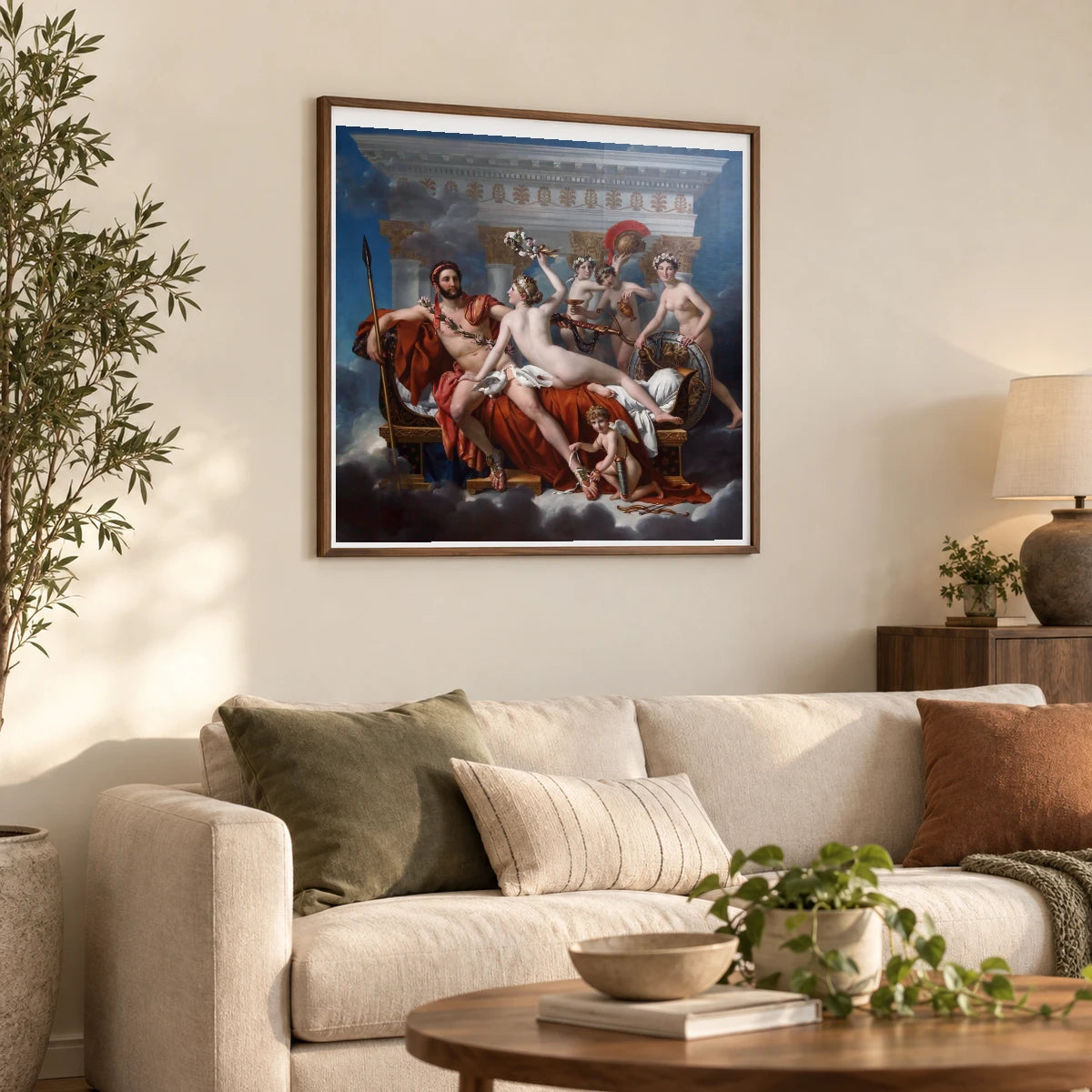 Legacy Of Jules David Chassagnol, Paris 1886. — Neoclassicism shown in a styled interior