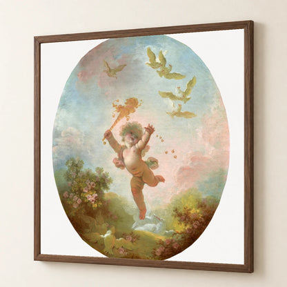 Love As Folly (1773–1776) Painting By Ailsa Mellon Bruce Collection — Neoclassicism neoclassicism print by SaamCrafts