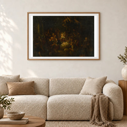 Nativity — Neoclassicism shown in a styled interior