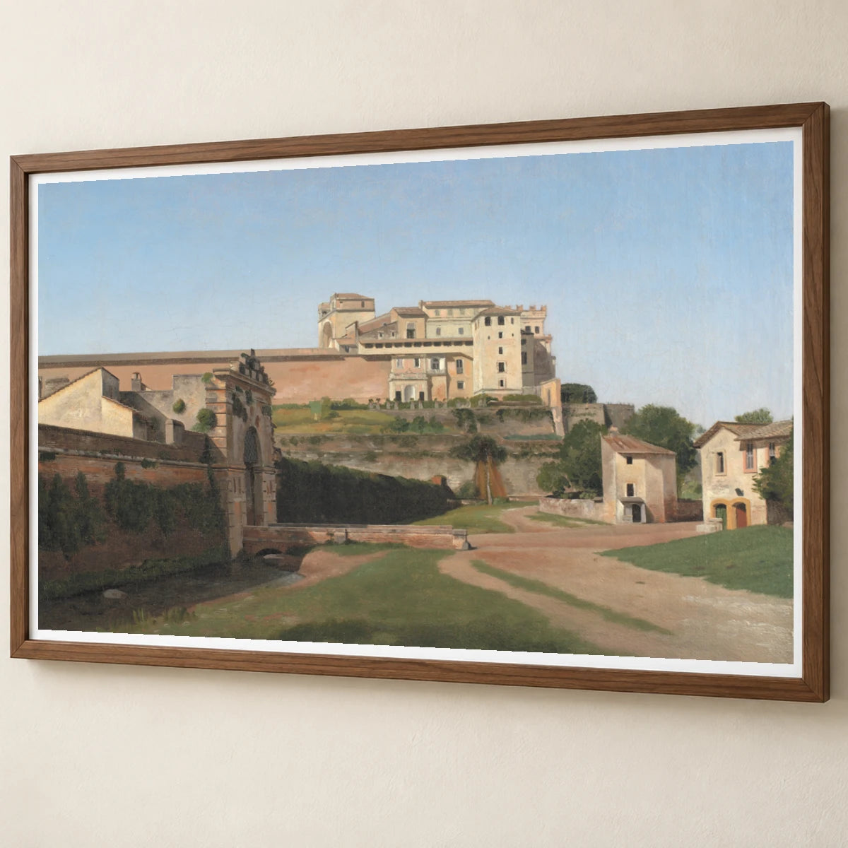 Porta Angelica And Part Of The Vatican By C.w. Eckersberg — Neoclassicism neoclassicism print by SaamCrafts